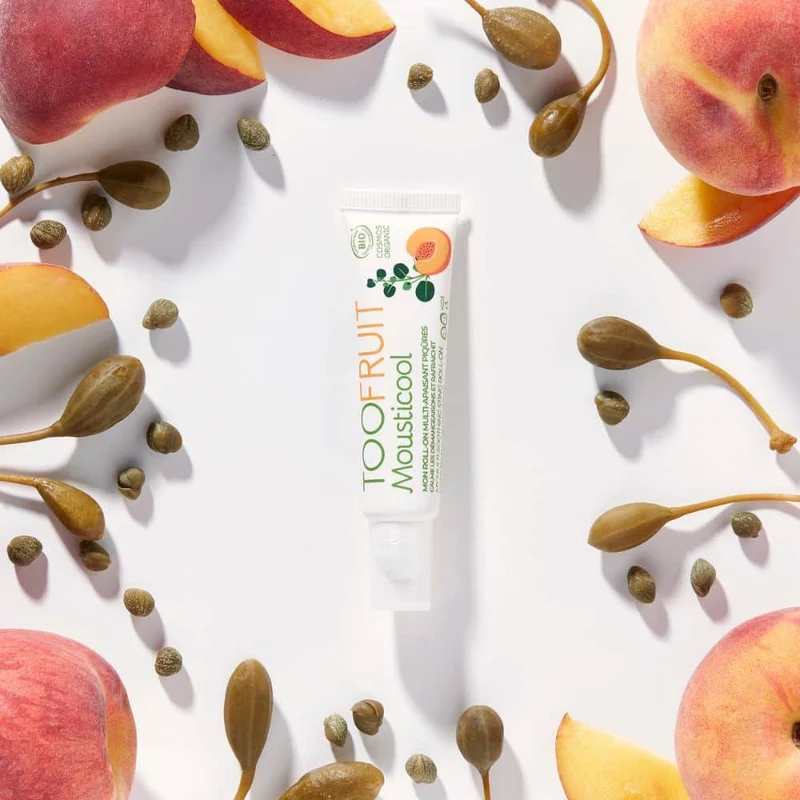 TOOFRUIT Mousticool Mückenstich Roll- on Kapernknospe -Aprikose -Pfirsich 10ml