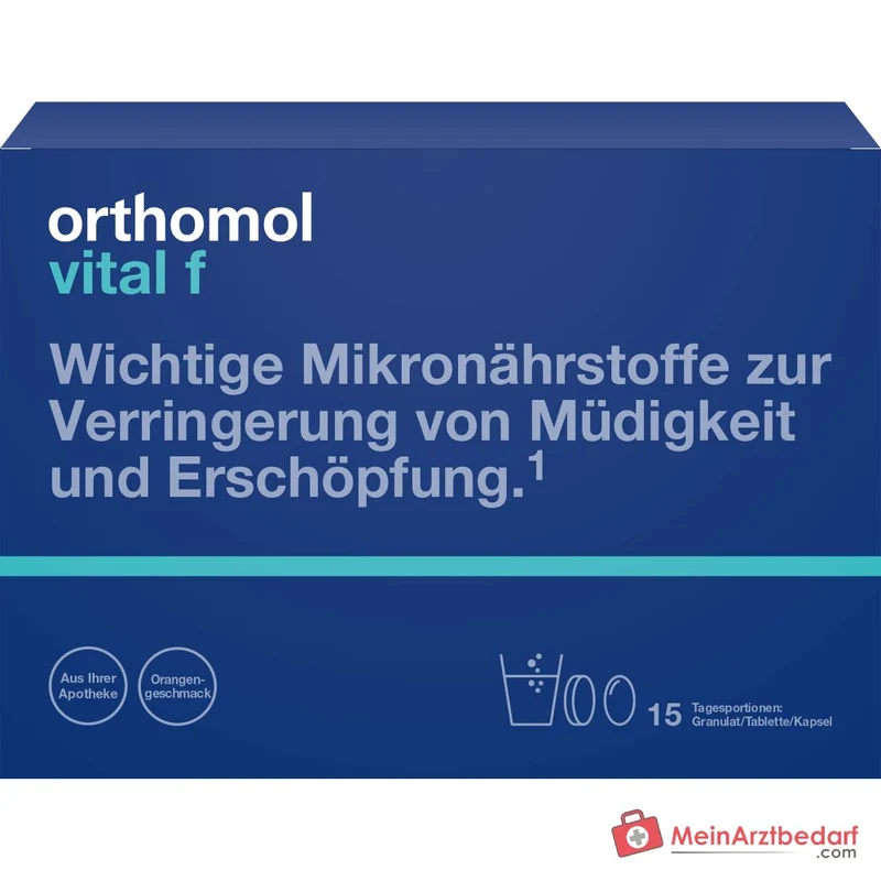 Orthomol Vital f Granulat/Tablette/Kapsel, 15 Tagesportionen