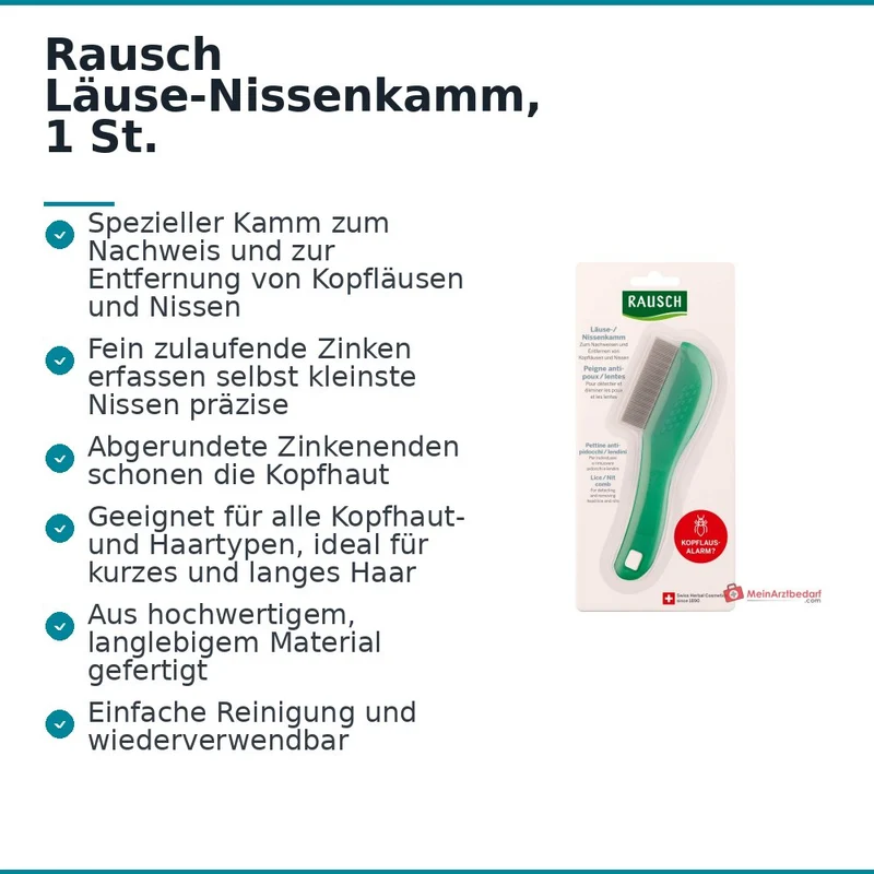 Rausch Läuse-Nissenkamm, 1 St.