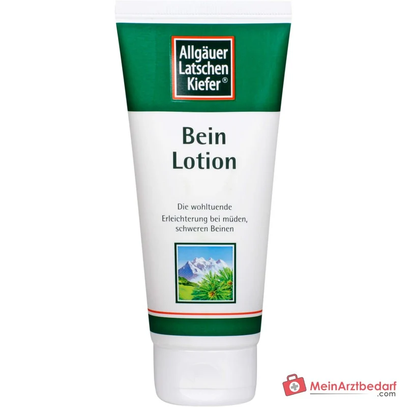 Allgäuer Latschenkiefer Bein Lotion Latschenkiefernöl / Rosskastanienextrakt / Efeuextrakt / Hamamelisextrakt Lotion, 100 ml