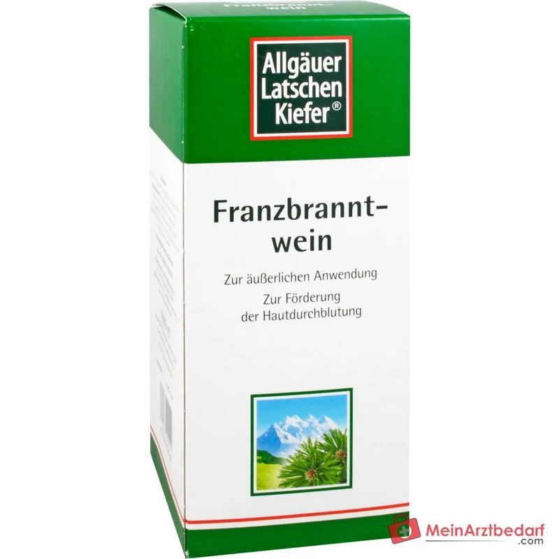Dr. Theiss Allgäuer Latschenkiefer Franzbranntwein Latschenkiefernöl / Campher / Levomenthol Lösung, 1000 ml