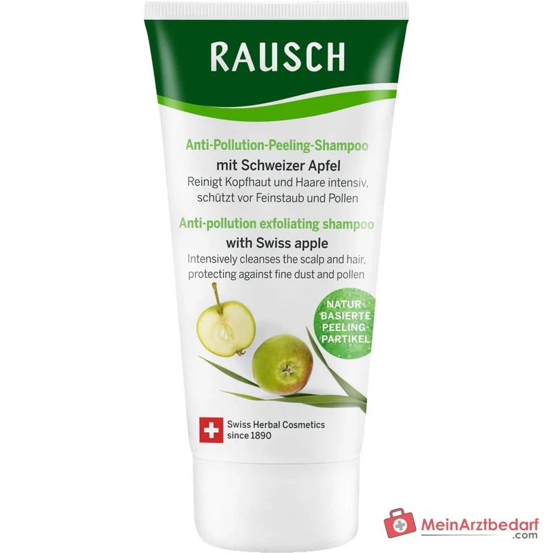 Rausch Anti-Pollution-Peeling-Shampoo mit Schweizer Apfel, 100 ml