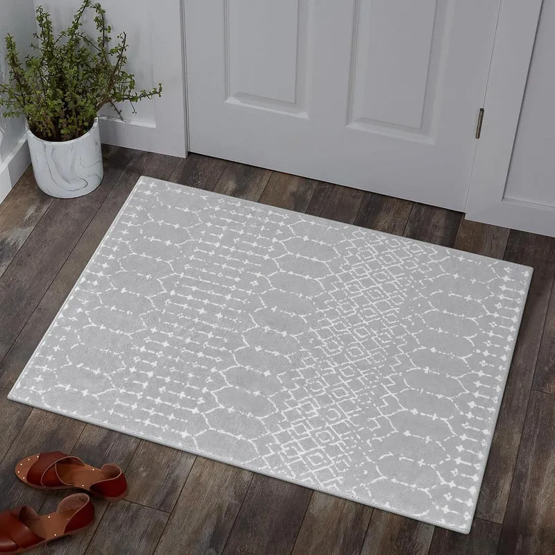 Geometrisch gemusterte Indoor-Teppichmatte für Zuhause