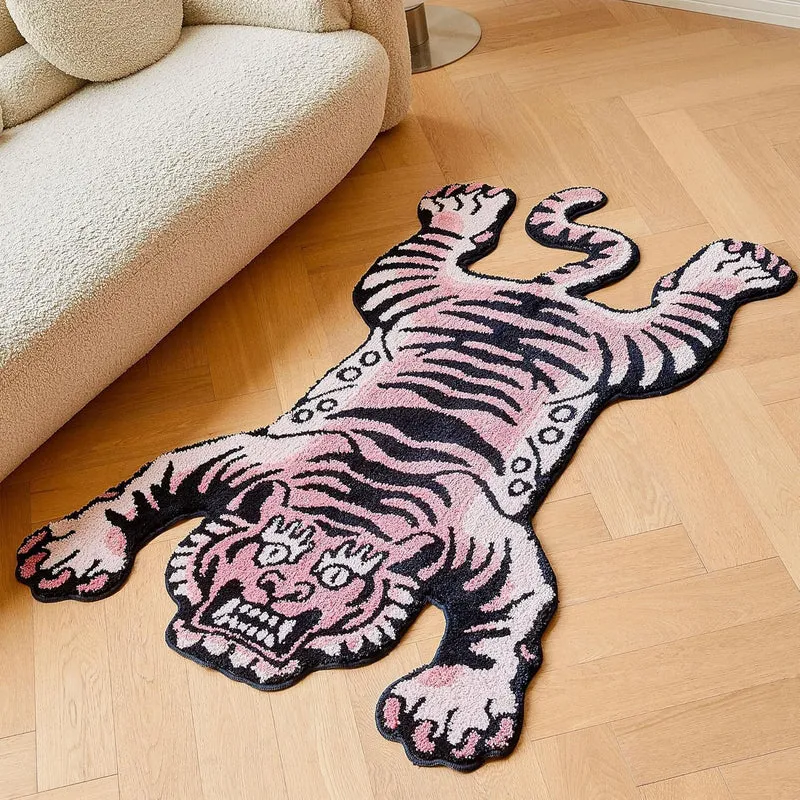 Leopardenmuster Plüsch Badezimmermatte