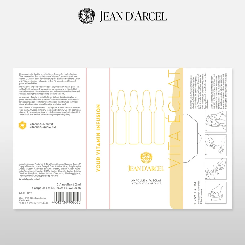 JEAN D'ARCEL ampoule vita éclat | vita glow ampoule 5 x 2ml