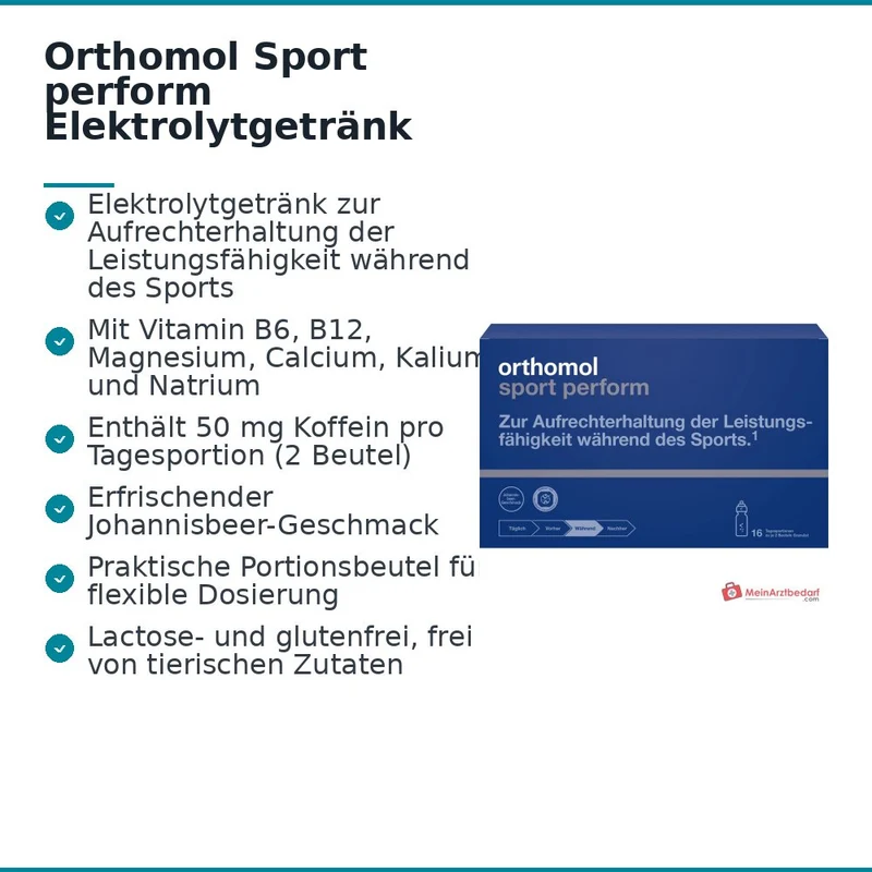 Orthomol Sport perform Elektrolytgetränk Granulat, 32 Beutel