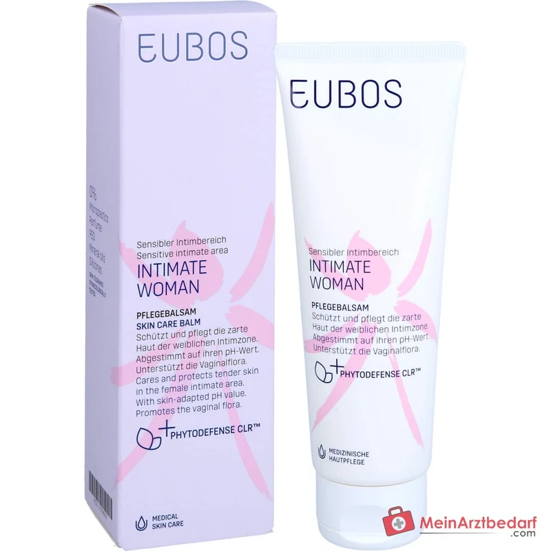 Eubos Intimate Woman Pflegebalsam Panthenol / Aloe Vera / Jojobaöl / Hamamelis Balsam, 125 ml