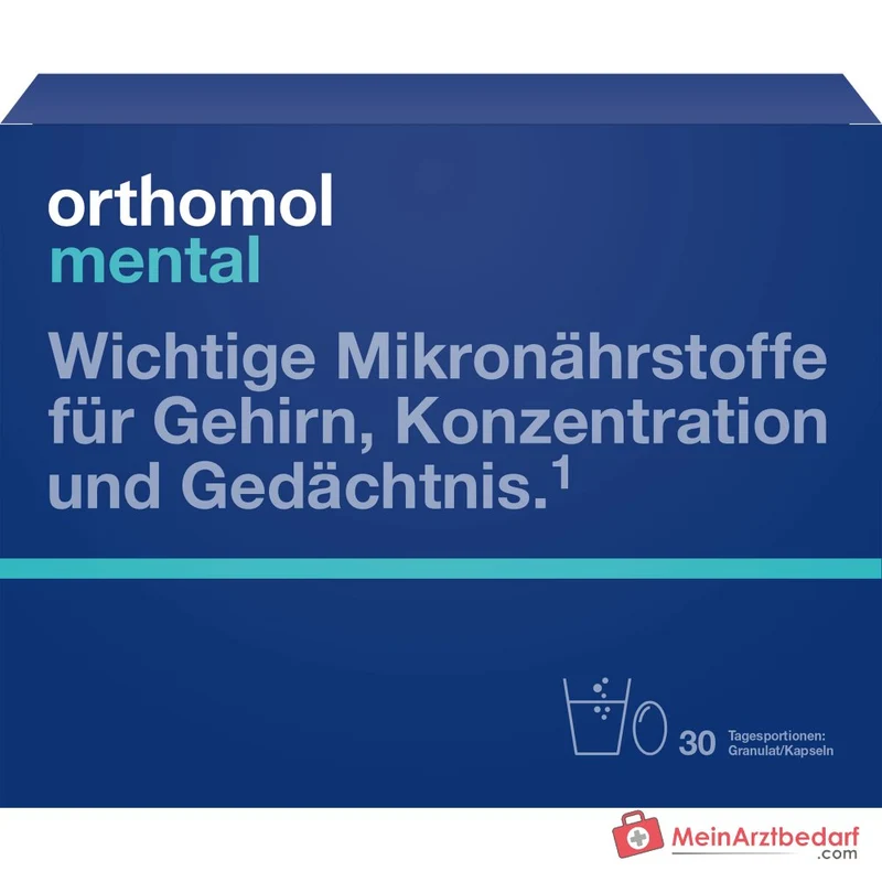 Orthomol Mental Granulat und Kapseln, 30 Tagesportionen