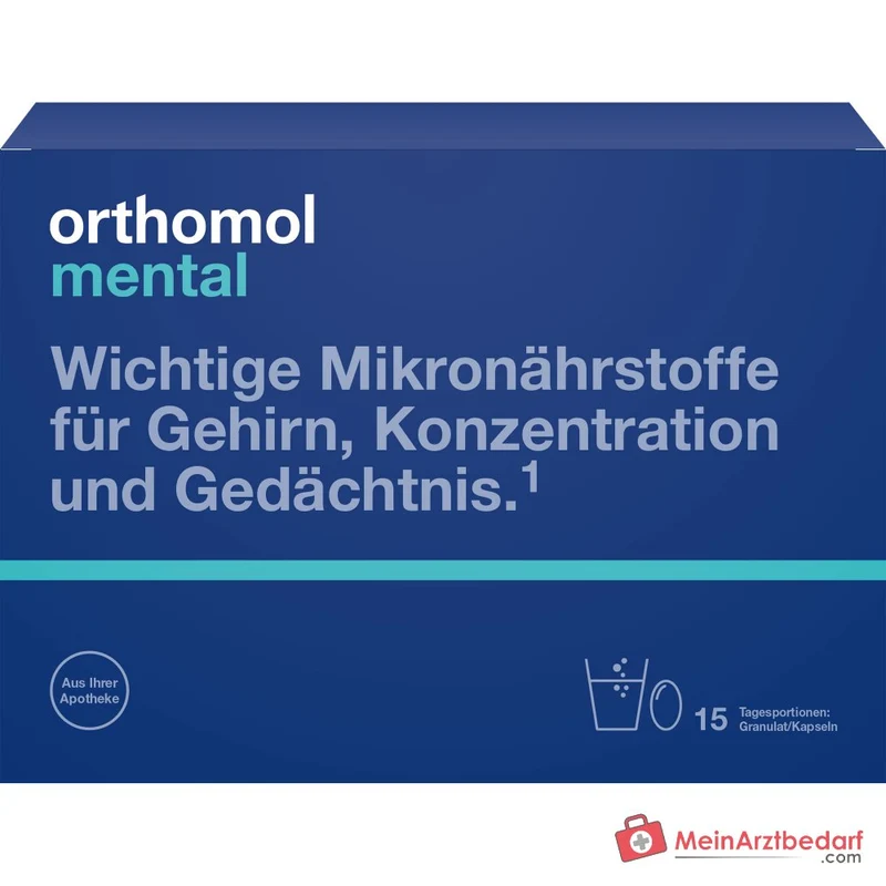 Orthomol Mental Granulat und Kapseln, 15 Tagesportionen