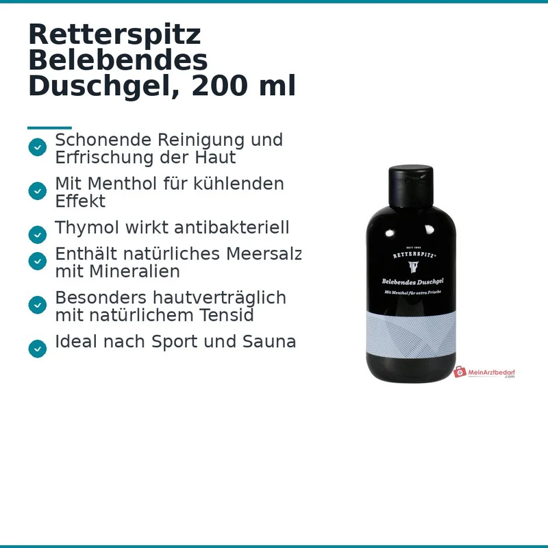 Retterspitz Belebendes Duschgel, 200 ml