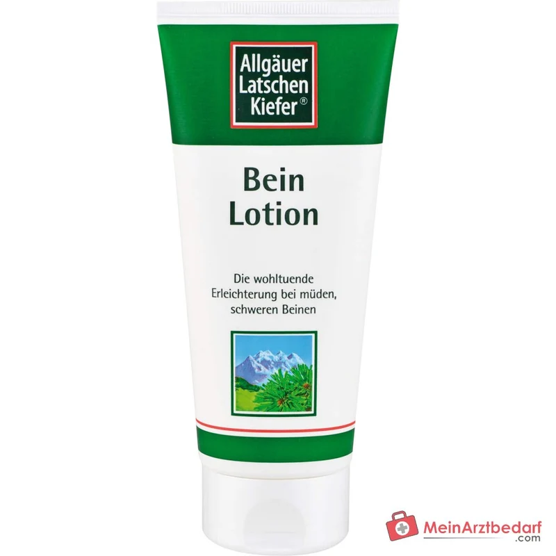 Allgäuer Latschenkiefer Bein Lotion Latschenkiefernöl / Rosskastanienextrakt / Efeuextrakt / Hamamelis / Menthol Lotion, 200 ml