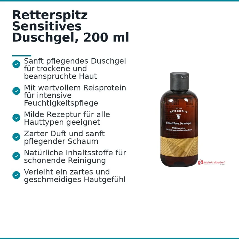 Retterspitz Sensitives Duschgel, 200 ml