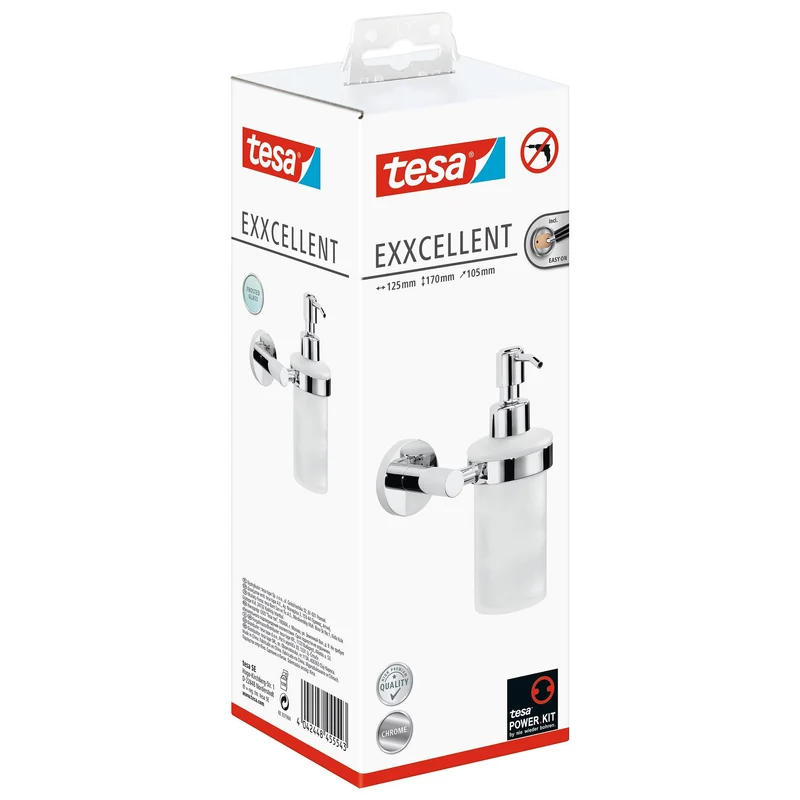 tesa Exxcellent Seifenspender, inkl. Klebelösung | 1 Stück