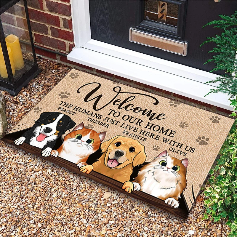 Lustige Katzen-Themen Fußmatte