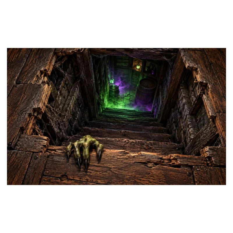 Spooky Skeleton-Themen Bereichsmatte