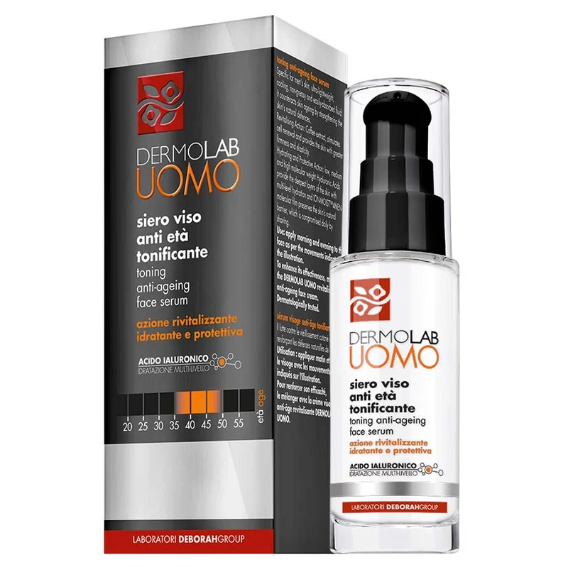 DERMOLAB UOMO toning anti-ageing face serum 30 ml