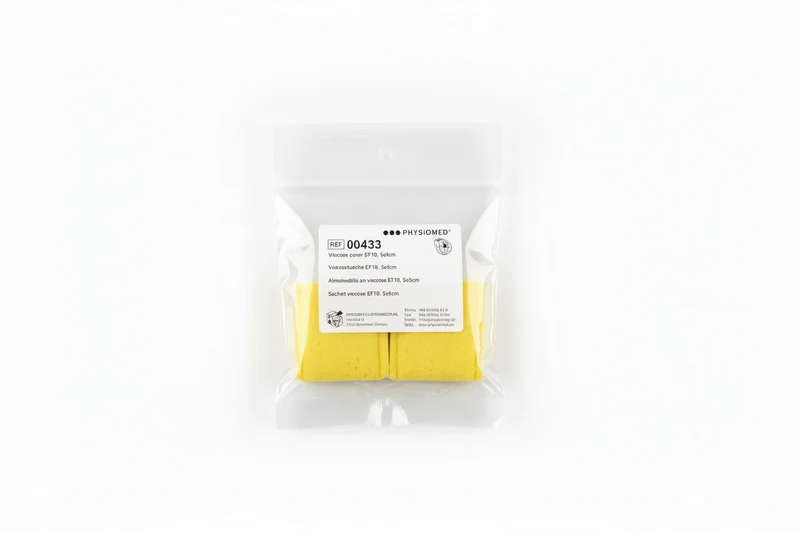 Schwammtaschen 5x5 cm für Physiomed Elektroden 3 x 3,5 cm