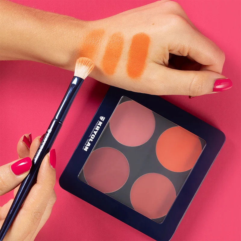 KRYOLAN Cream Blush Palette 4 Farben