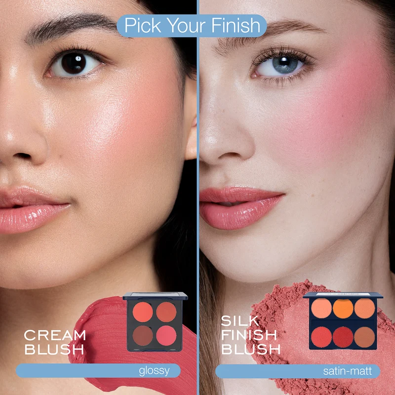 KRYOLAN Cream Blush Palette 4 Farben