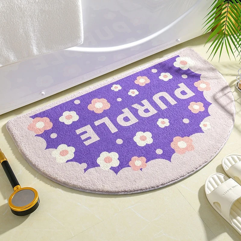 Floral Print Badezimmermatte für Zuhause