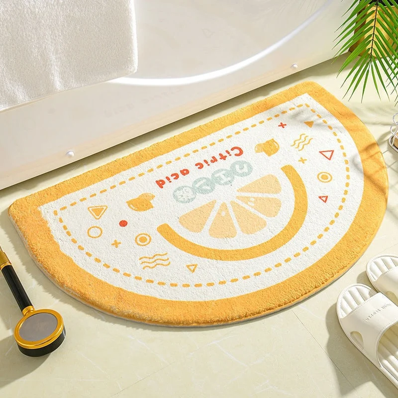 Floral Print Badezimmermatte für Zuhause
