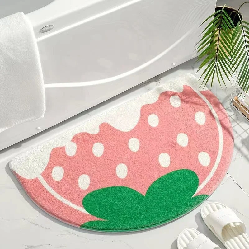 Floral Print Badezimmermatte für Zuhause