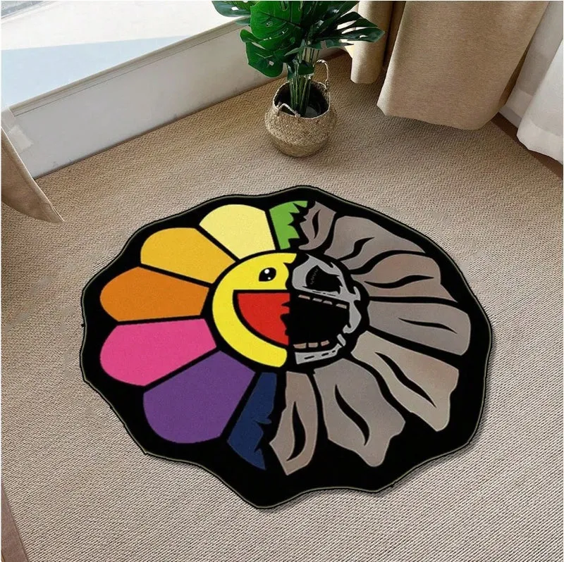 Blumenmuster Dekorative Badematte für das Badezimmer