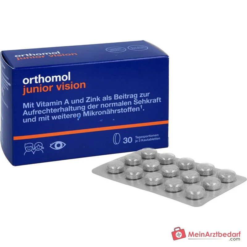 Orthomol junior Vision Kautabletten, 90 St.