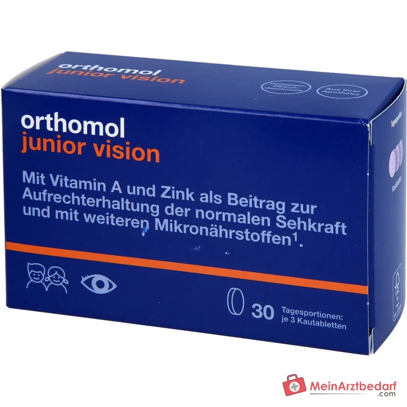 Orthomol junior Vision Kautabletten, 90 St.