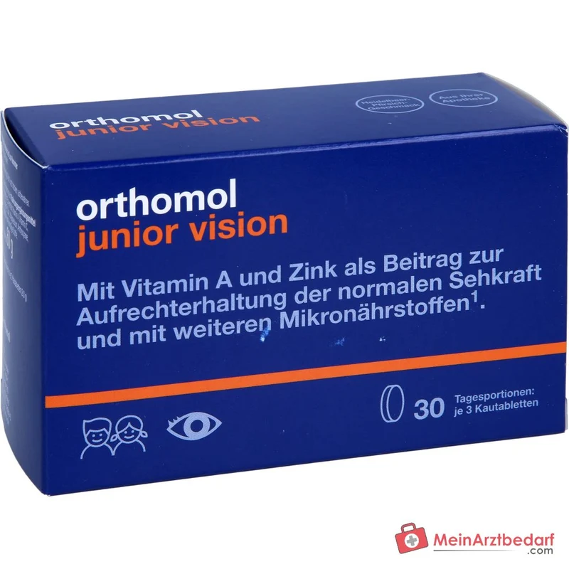 Orthomol junior Vision Kautabletten, 90 St.
