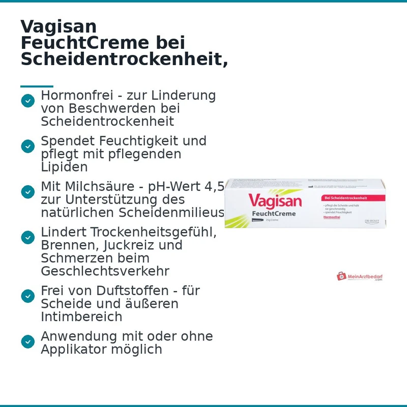 Vagisan FeuchtCreme bei Scheidentrockenheit, 25 g