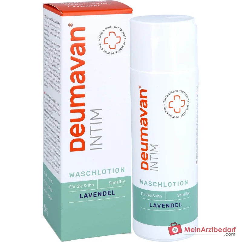 Deumavan Intim Waschlotion Lavendel mit Vitamin E / Milchsaeure Lotion, 200 ml