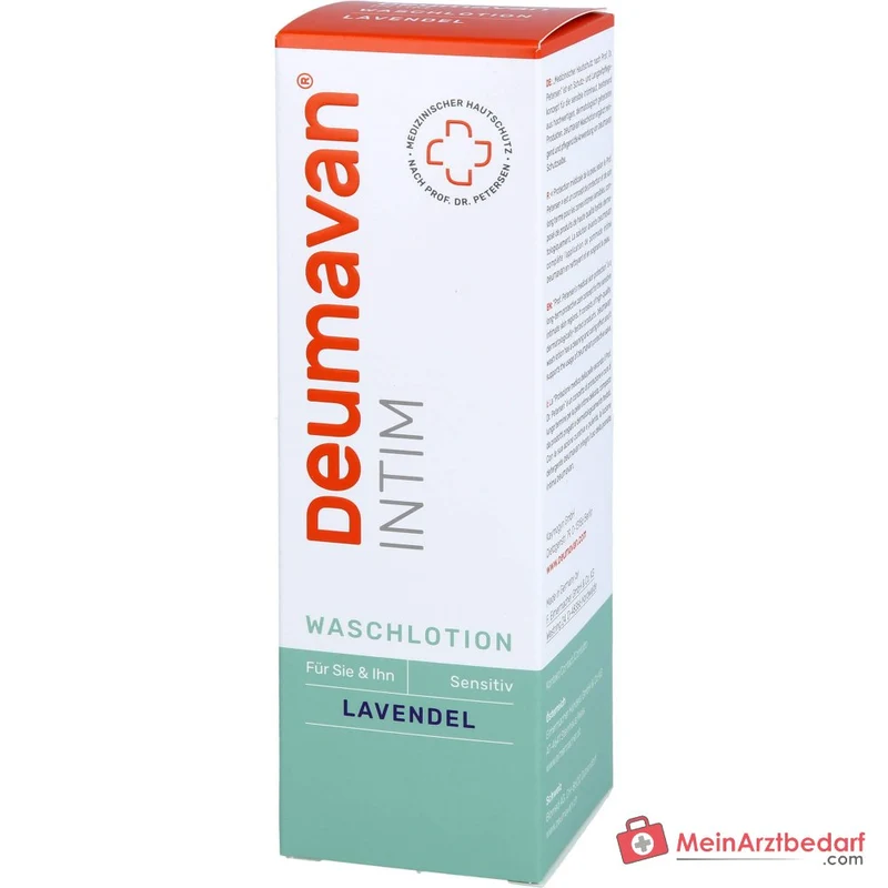 Deumavan Intim Waschlotion Lavendel mit Vitamin E / Milchsaeure Lotion, 200 ml
