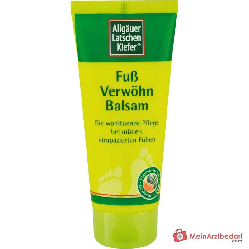 Allgäuer Latschenkiefer Fuß Verwöhnbalsam Latschenkiefernöl Balsam, 100 ml