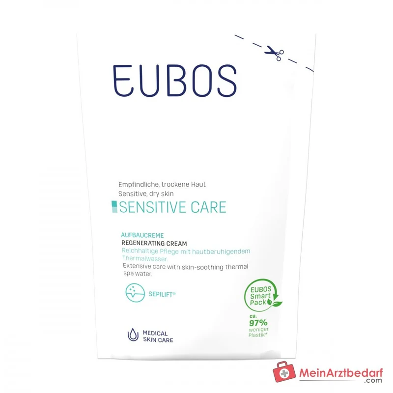 Eubos Sensitive Pflege Aufbaucreme Nachfüllbeutel, 50 ml