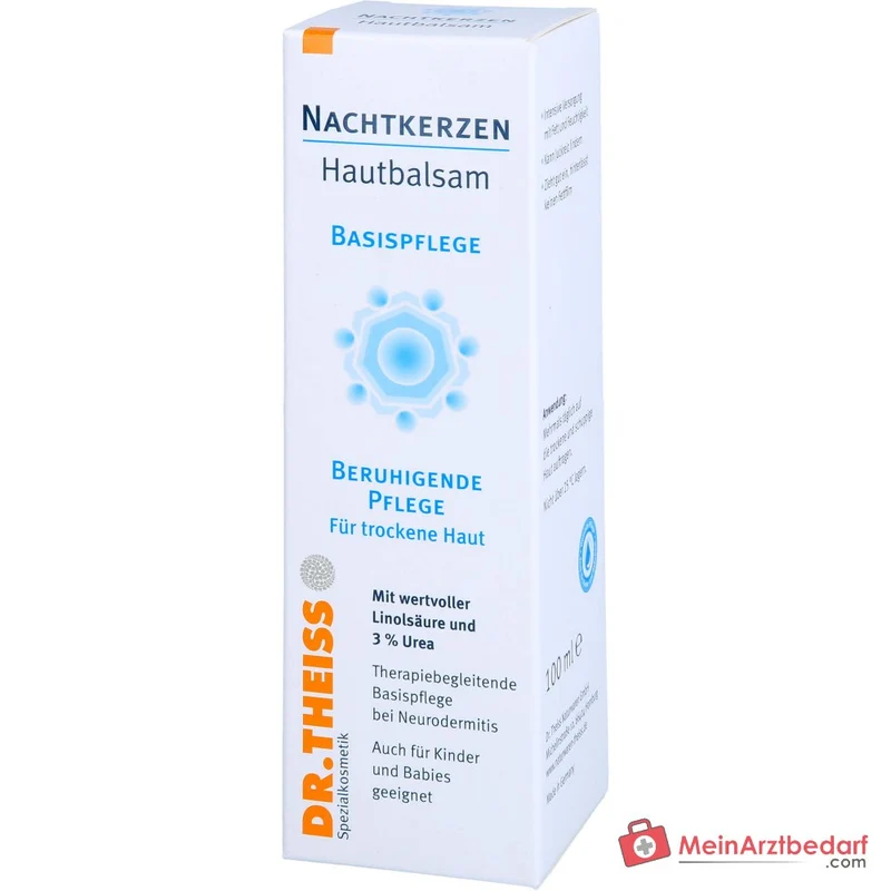 Dr. Theiss Nachtkerzen Hautbalsam Nachtkerzenöl / Urea / Squalan / Jojobaöl / Guaiazulen Creme, 100 ml