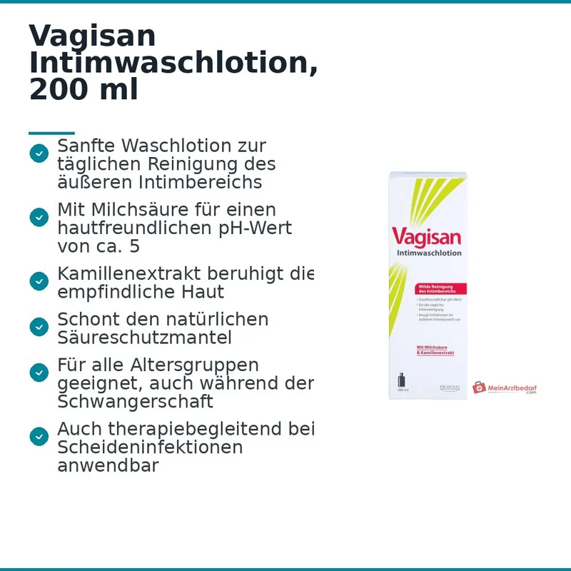 Vagisan Intimwaschlotion, 200 ml