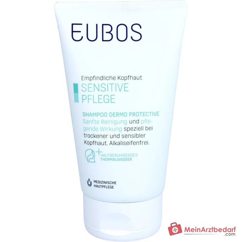 Eubos Sensitive Pflege Shampoo Dermo Protective Panthenol / Polidocanol / Protein Komplex Shampoo, 150 ml