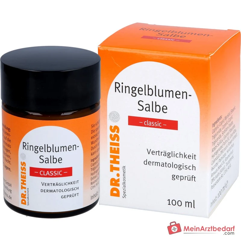 Dr. Theiss Ringelblumen-Salbe Classic Calendula Officinalis Salbe, 100 ml