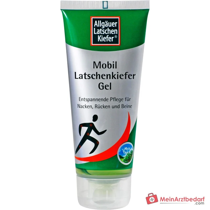Allgäuer Latschenkiefer Mobil Latschenkiefernöl / Arnikaextrakt / Vitamin E / Campher / Menthol Gel, 100 ml