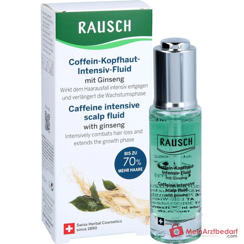 Rausch Coffein-Kopfhaut-Intensiv-Fluid mit Ginseng, 30 ml