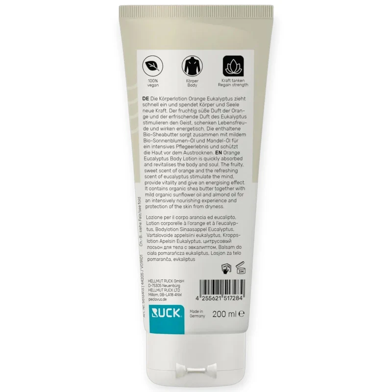 peclavus Körperlotion Orange Eukalyptus