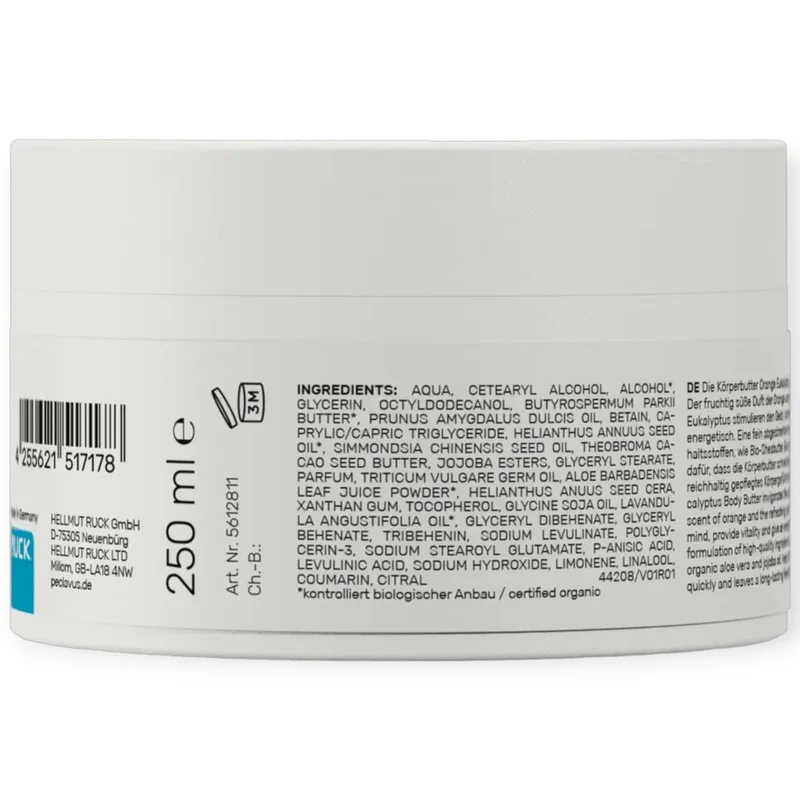 peclavus Körperbutter Orange Eukalyptus 250ml