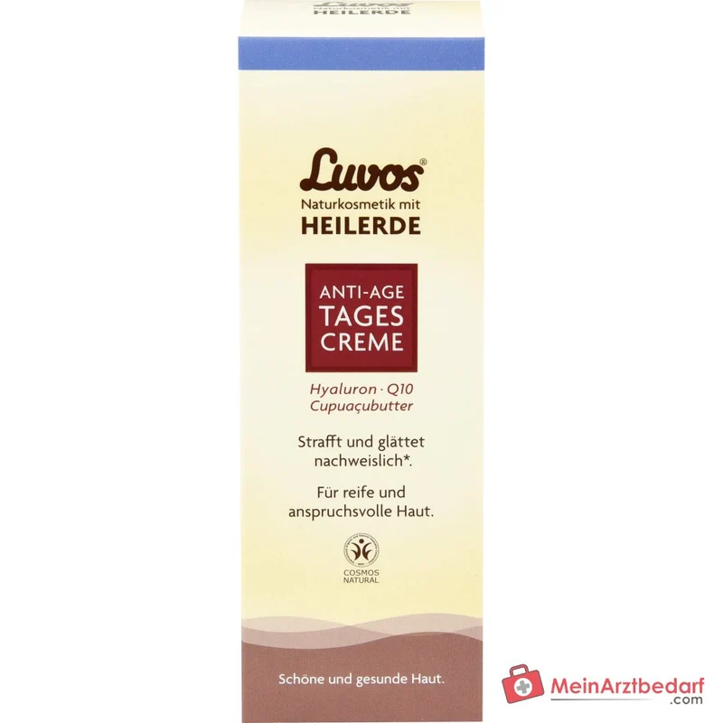 Luvos Heilerde Anti-Aging Tagescreme Hyaluron / Q10 / Matcha / Zistrose / Cupuacubutter Tagescreme, 50 ml