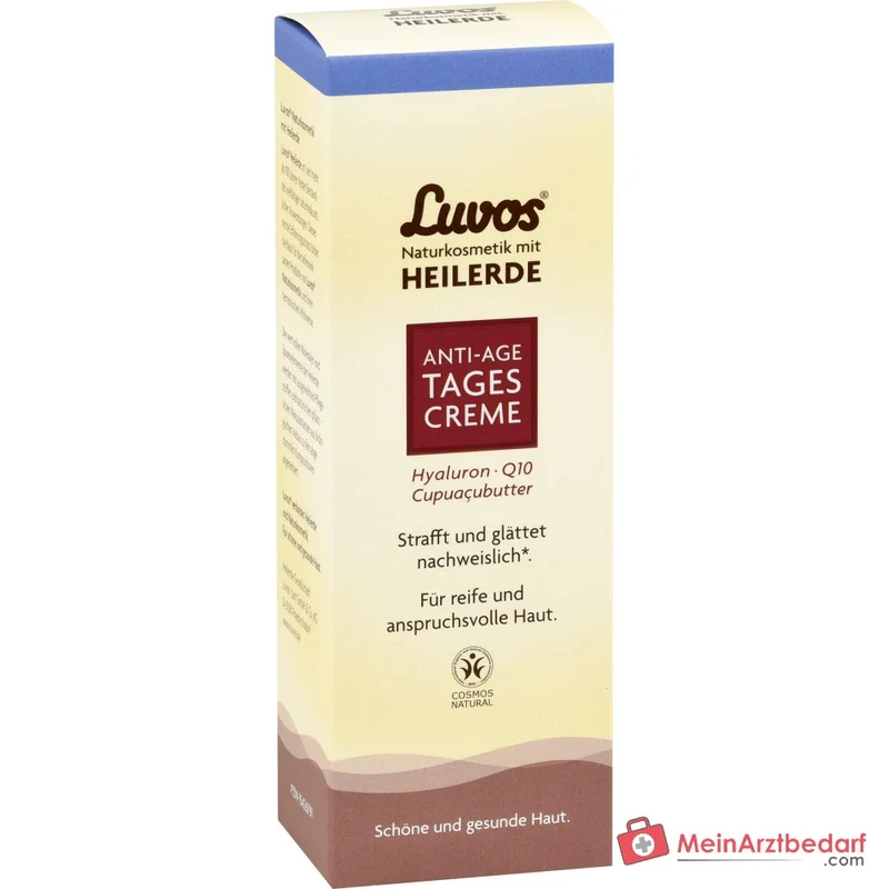 Luvos Heilerde Anti-Aging Tagescreme Hyaluron / Q10 / Matcha / Zistrose / Cupuacubutter Tagescreme, 50 ml