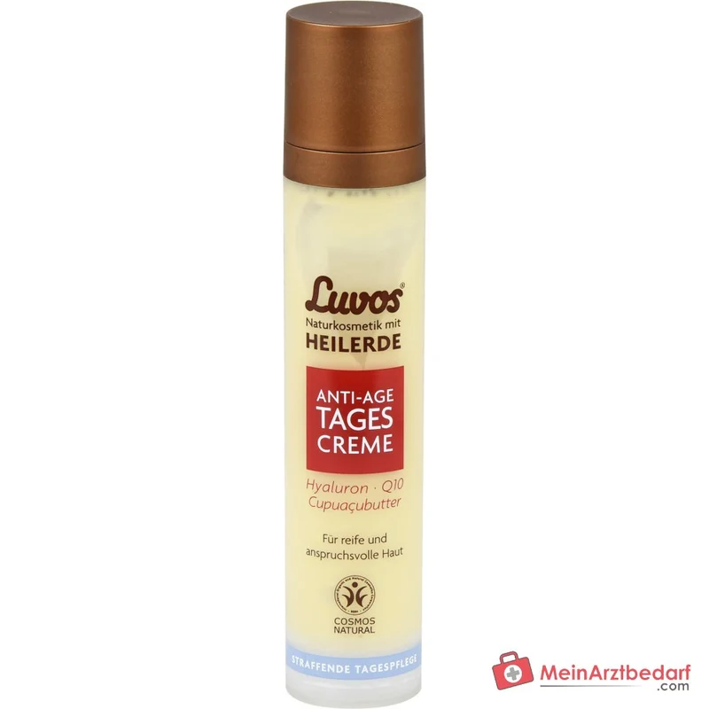 Luvos Heilerde Anti-Aging Tagescreme Hyaluron / Q10 / Matcha / Zistrose / Cupuacubutter Tagescreme, 50 ml
