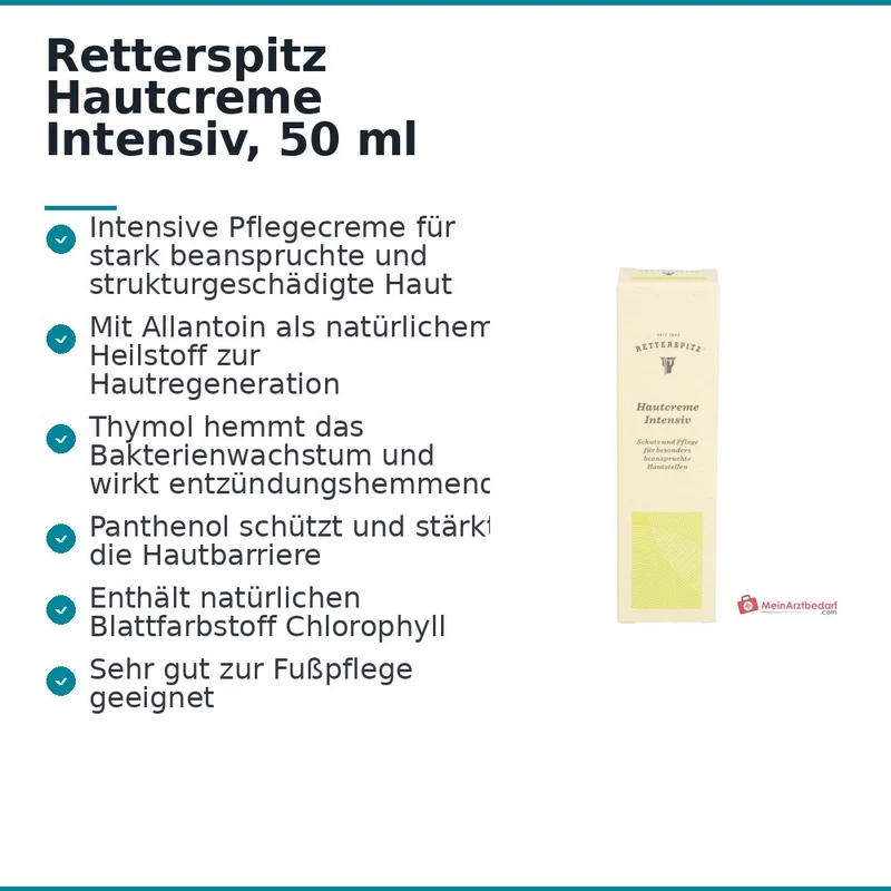 Retterspitz Hautcreme Intensiv, 50 ml