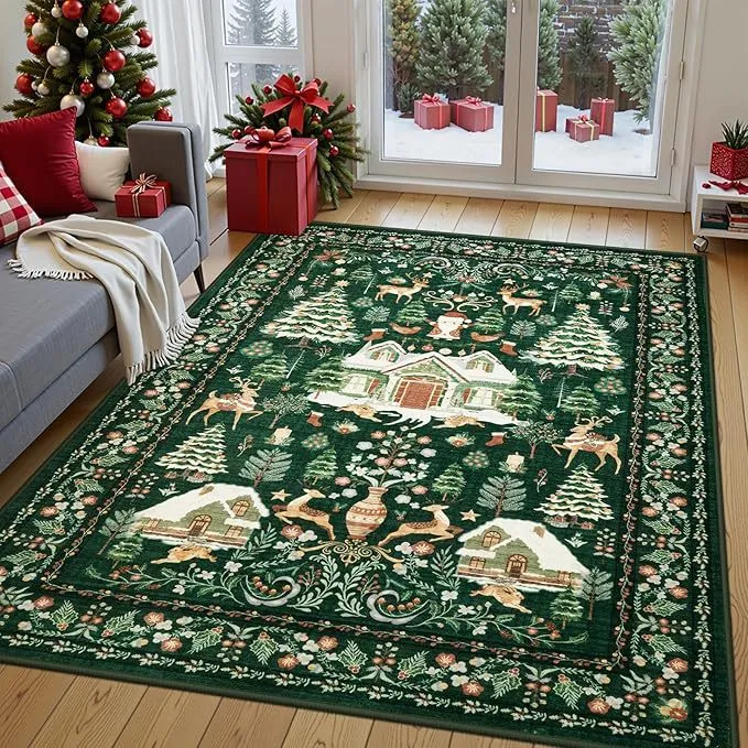 Dekorativer Teppich für das Schlafzimmer