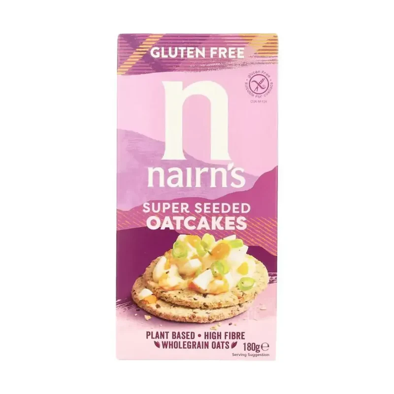 Nairns Oatcakes super seeded 180 gram