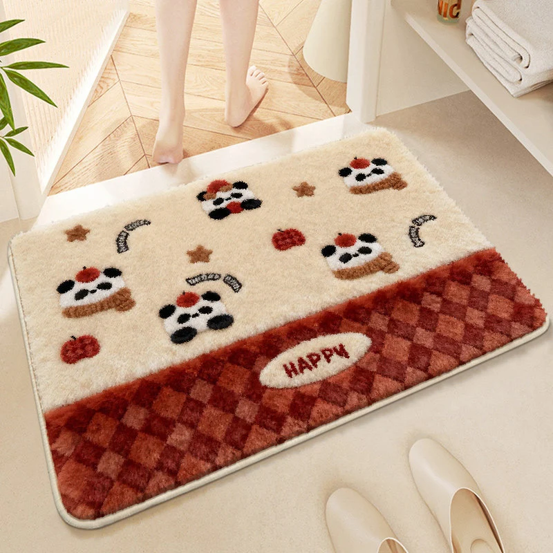 Niedliche Corgi-Themen Plush-Badewanne Matte